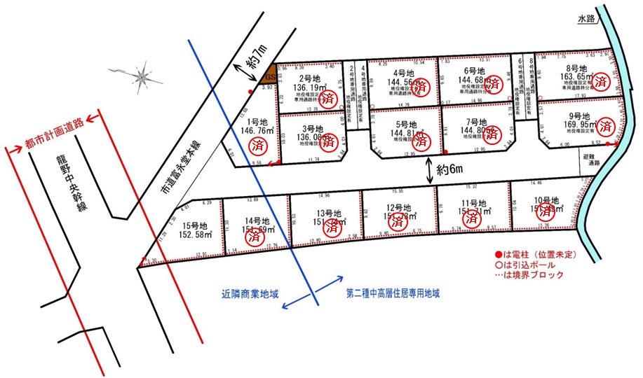 近隣施設充実！たつの市「2期富永」残り1区画です